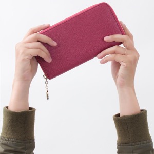 ブルガリ 長財布 財布 レディース ブルガリブルガリ レザー ヘザーアメジストピンク&タンジェリンガーネットオレンジ 284866 284866 BVLGARI