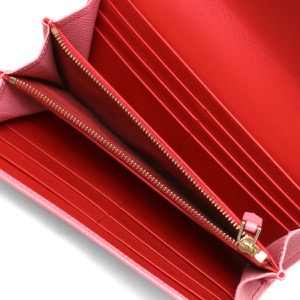 ブルガリ 長財布 財布 レディース ブルガリブルガリ キャンディクォーツピンク&カーマインジャスパーレッド 287272 BVLGARI