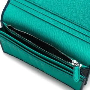 ブルガリ 長財布 財布 メンズ ブルガリブルガリ マン デニムサファイアブルー&トロピカルターコイズブルー 288259 BVLGARI