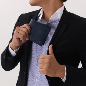 ブルガリ 二つ折り財布 財布 メンズ ブルガリブルガリ マン デニムサファイア 39324 BVLGARI