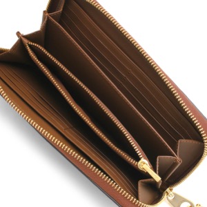 コーチ 長財布 財布 レディース シグネチャー カーキベージュ&サドルブラウン C4452 IME74 COACH