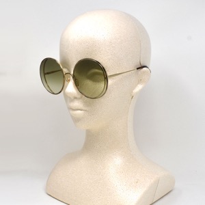 クロエ サングラス レディース ハナー べっ甲 ラウンド UVカット カーキグリーングラデーション&ゴールド&ハヴァナマーブルブラウン CH0037S 003 CHLOE