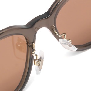 ダンヒル サングラス メンズ ウェリントン UVカット グレー&ブラウン DU0045SA 003 DUNHILL