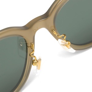 ダンヒル サングラス メンズ ウェリントン UVカット ブラウン&グリーン DU0045SA 004 DUNHILL