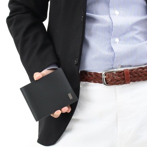 ダンヒル 二つ折り財布 財布 メンズ ブラック DU19F2F32SG 001 DUNHILL