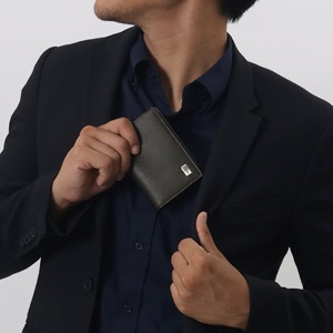 ダンヒル カードケース メンズ サイドカー ダークブラウン FP4700E DUNHILL