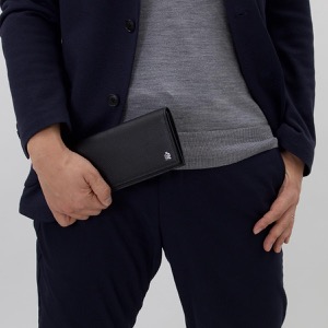 ダンヒル 長財布 財布 メンズ カドガン CADOGAN ブラック L2AC10 A DUNHILL