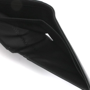 エンポリオアルマーニ 二つ折り財布 財布 メンズ イーグルマーク ブラック Y4R165 Y731E 80001 EMPORIO ARMANI