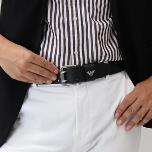 エンポリオアルマーニ ベルト メンズ イーグルマーク ブラック Y4S079 YAQ2G 81072 EMPORIO ARMANI