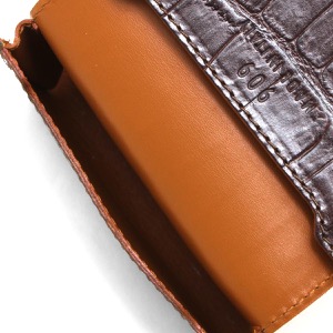 フェリージ カードケース/名刺入れ メンズ モロダークブラウン 909 SA 0002 FELISI