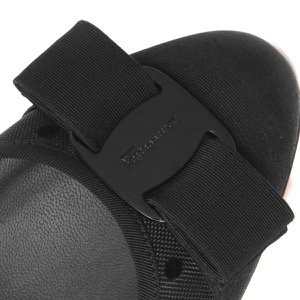 フェラガモ パンプス/ハイヒール シューズ レディース ヴァラ リボン メッシュ ドット シースルー ブラック 01P389 NERO 0707695 SALVATORE FERRAGAMO