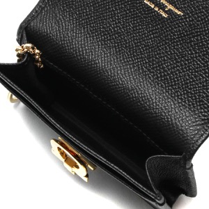 フェラガモ カードケース レディース ガンチーニ ブラック 22D198 NERO 0683350 SALVATORE FERRAGAMO