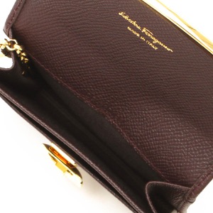 フェラガモ カードケース レディース ガンチーニ ガナッシュブラウン 22D198 GANACHE BROWN 0758593 SALVATORE FERRAGAMO