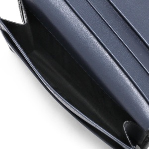 フェラガモ カードケース/名刺入れ メンズ リバイバル ダブル ガンチーニ ブラック&フィヨルドブルー 66A062 NERO FJORD BLUE 0685949 SALVATORE FERRAGAMO