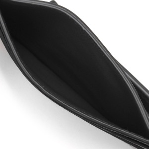 フェラガモ クレジットカードケース/マネークリップ メンズ ダブル ガンチーニ ブラック&ダークレインブラウングレー 66A387 NERO DARK RAIN 0733364 SALVATORE FERRAGAMO