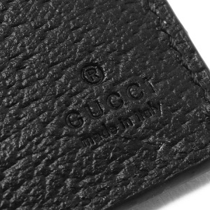 グッチ 二つ折り財布（札入れ） 財布 メンズ GGマーモント ブラック 428726 DJ20T 1000 GUCCI