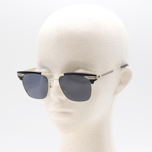 グッチ サングラス メンズ スクエア UVカット ベッ甲 ブラック&ゴールド&グレー GG0287S 001 GUCCI