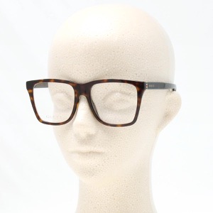 グッチ 伊達メガネ メンズ べっ甲 ハヴァナマーブルゴールド&トランスペアレントクリア GG0452O 002 GUCCI