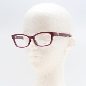 グッチ 伊達メガネ レディース スクエア GG バーガンディーレッド&トランスペアレントクリア GG0635O 006 GUCCI