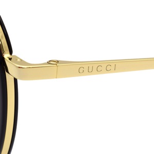 グッチ サングラス メンズ レディース ボストン UVカット ブラック&グレー&ハヴァナマーブルブラウン GG0677SK 001 GUCCI