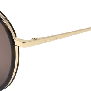 グッチ サングラス メンズ レディース べっ甲 ボストン UVカット ハヴァナマーブルブラウン&ブラウン GG0677SK 002 GUCCI