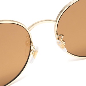 グッチ サングラス メンズ レディース キャットアイ UVカット ゴールド&ブラウン GG0807SA 002 GUCCI