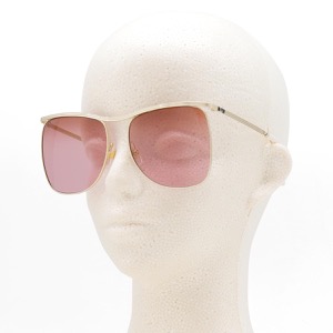 グッチ サングラス レディース ティアドロップ UVカット GG ゴールド&バイオレット GG0820S 004 GUCCI