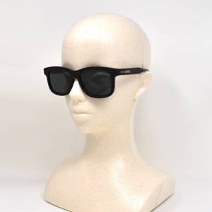 グッチ サングラス メンズ レディース スクエア UVカット ブラック&グレー GG0824S 005 GUCCI