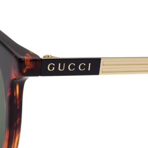 グッチ サングラス メンズ レディース べっ甲 ウェリントン UVカット ハヴァナマーブルブラウン&グリーン GG0830SK 003 GUCCI