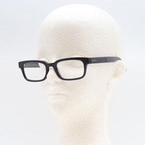 グッチ 伊達メガネ メンズ スクエア ブラック&トランスペアレントクリア GG0928O 007 GUCCI