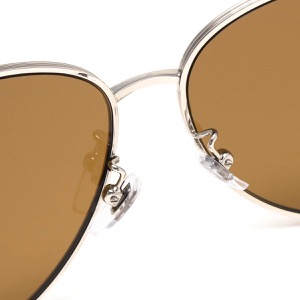 グッチ サングラス メンズ レディース ティアドロップ UVカット シルバー&ブラウン GG0945SA 003 300100554003 GUCCI