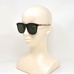 グッチ サングラス メンズ レディース ウェリントン UVカット ブラウンブラック&グリーン GG1037SK 003 GUCCI