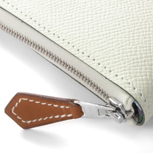 エルメス 長財布 財布 レディース アザップ シルク イン ロング B刻印 2023年製造 ヴォー・エプソン ヴェールフィズ(ライトグリーン系)&ブルーヒドラ(グリーン系) AZAP SILK IN LONG VEAU EPSOM VERT FIZZ BLUE HYDRA HERMES