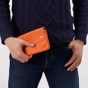 イルビゾンテ 長財布 財布 メンズ レディース オレンジ C0937 P 166 IL BISONTE