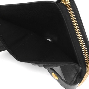 イルビゾンテ 二つ折り財布 財布 メンズ レディース ブラック SMW067 PV0005 BK128B IL BISONTE