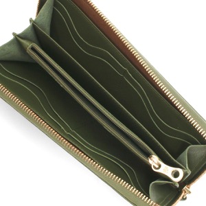 イルビゾンテ 長財布 財布 メンズ ラウンドファスナー シプレッソグリーン SZW046 PV0001 GR377B IL BISONTE