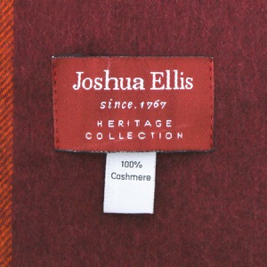 ジョシュアエリス マフラー/ストール メンズ レディース ウィンド・ペン柄 ウィンドウペンマルーンレッドマルチ LCS 50508 JOSHUA ELLIS