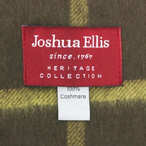 ジョシュアエリス マフラー/ストール メンズ レディース ウィンド・ペン柄 ウィンドウペンカーキマルチ LCS 50768 JOSHUA ELLIS