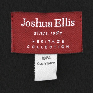 ジョシュアエリス マフラー/ストール メンズ レディース 無地 ブラック RWC 50522 JOSHUA ELLIS