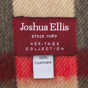 ジョシュアエリス マフラー/ストール メンズ レディース タータンチェック柄 エクスプロードキャメルマルチ RWC 50538 JOSHUA ELLIS