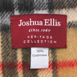 ジョシュアエリス マフラー/ストール メンズ レディース タータンチェック柄 キャメルトンプソンマルチ RWC 50539 JOSHUA ELLIS