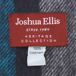 ジョシュアエリス マフラー/ストール メンズ レディース ブロックチェック柄 イールドンチェックブルーマルチ RWC 50546 JOSHUA ELLIS