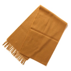ジョンストンズ ストール/マフラー メンズ レディース WA16 無地 小判 ダークキャメルベージュ WA000016 SB3022 JOHNSTONS
