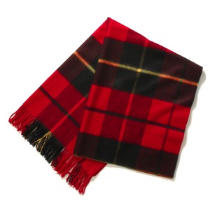 ジョンストンズ ストール/マフラー メンズ レディース WA56 大判 タータンチェック ウォレスレッドマルチ WA000056 KU0099 JOHNSTONS