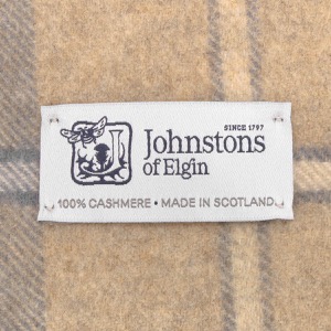 ジョンストンズ ストール/マフラー メンズ レディース WA56 大判 チェック柄 キャンベルオブアーガイルウェザードブルーマルチ WA000056 KU0110 JOHNSTONS