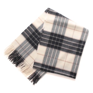 ジョンストンズ ストール/マフラー メンズ レディース WA56 大判 チェック柄 ノックモアホワイトマルチ WA000056 RU5380 JOHNSTONS
