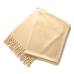 ジョンストンズ ストール/マフラー メンズ レディース WA56 大判 無地 ナチュラルライトベージュ WA000056 SB0203 JOHNSTONS