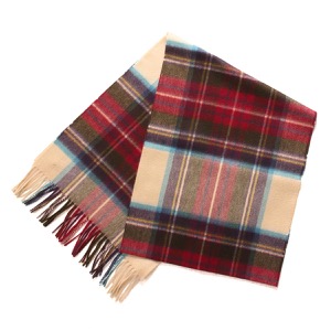 ジョンストンズ ストール/マフラー メンズ レディース WA57 タータンチェック ヘシアンドレススチュワートマルチ WA000057 KU0010 JOHNSTONS