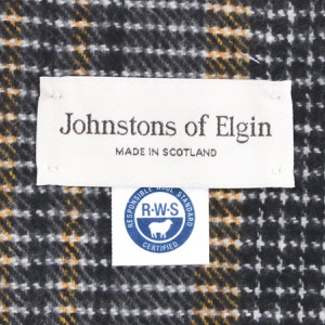 ジョンストンズ ストール/マフラー メンズ レディース WDC01797 中判 タータンチェック柄 イエロー WDC01797 RU7151 JOHNSTONS