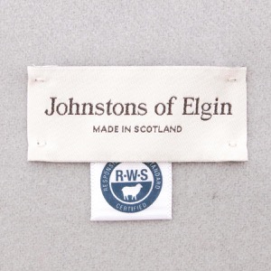 ジョンストンズ ストール/マフラー メンズ レディース WDC01797 中判 無地 ライトフラットグレー WDC01797 SA0158 JOHNSTONS